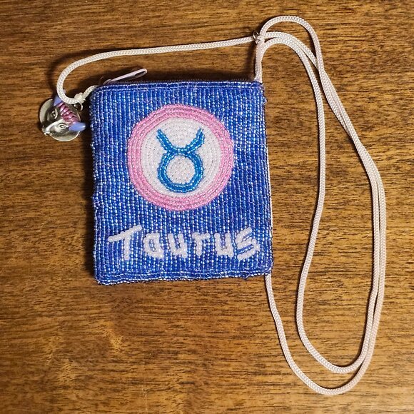 Angel of the Zodiac Handbags - Taurus Beaded Coin Purse Angel of the Zodiac BEADED